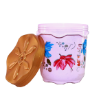 3 L .Flora Print Container ( plastic )
