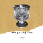 Wine glass long rattan (Buddha offerings item )